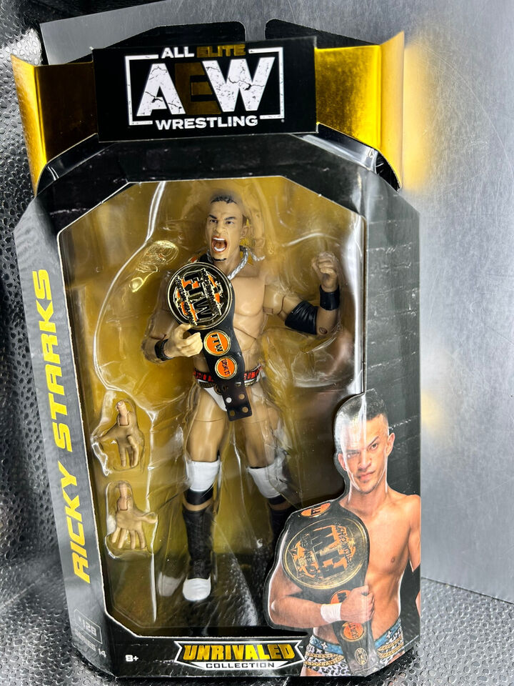 ALL ELITE WRESTLING UNRIVALED  #128 RICKY STARKS ACTION FIGURE