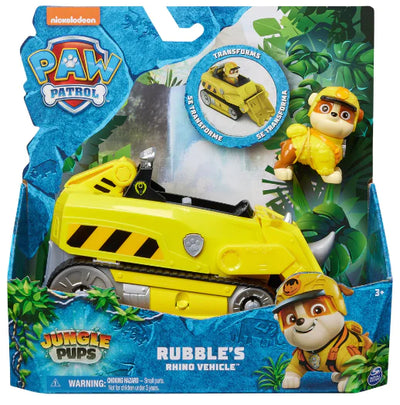 PAW PATROL JUNGLE PUPS - RUBBLE'S RHINO VEHICLE - Toyworld Frankston