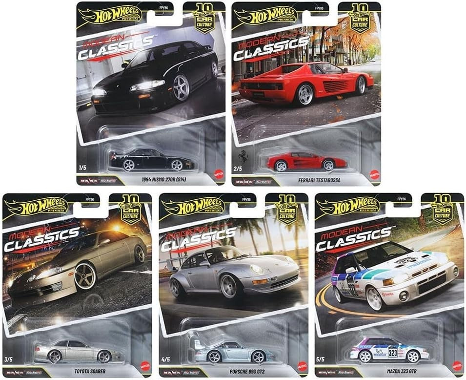 HOT WHEELS PREMIUM CAR CULTURE - MODERN CLASSICS FULL SET FPY86-961S