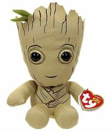 TY BEANIE BABIES - MARVEL - GROOT REGULAR - Toyworld Frankston