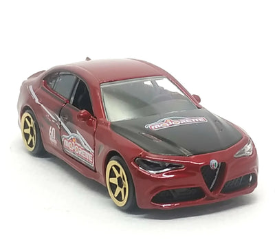 MAJORETTE 60TH ANNIVERSARY EDITION PREMIUM - RED ALFA ROMEO GIULIA QUADRIFOGLIO