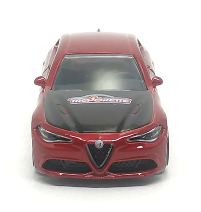 MAJORETTE 60TH ANNIVERSARY EDITION PREMIUM - RED ALFA ROMEO GIULIA QUADRIFOGLIO