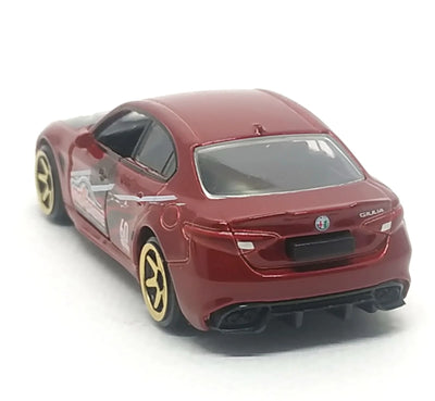 MAJORETTE 60TH ANNIVERSARY EDITION PREMIUM - RED ALFA ROMEO GIULIA QUADRIFOGLIO