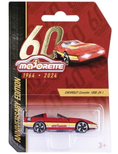MAJORETTE 60TH ANNIVERSARY EDITION PREMIUM - RED CHEVROLET CORVETTE 1990 ZR-1