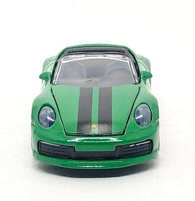 MAJORETTE PORSCHE MOTORSPORT PREMIUM CARS -  GREEN PORSCHE 911 CARRERA S