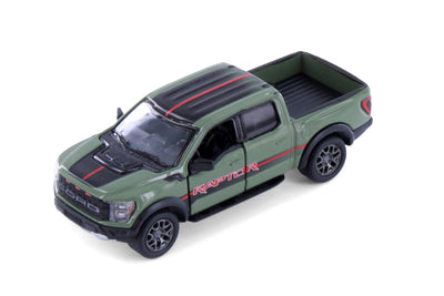 KINSMART 2022 FORD F-150 RAPTOR 1:78 DIE CAST MODEL PULL BACK