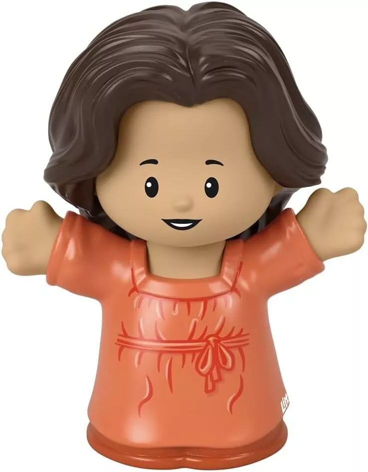 FISHER PRICE - LITTLE PEOPLE GIRL IN ORANGE DRESS - Toyworld Frankston