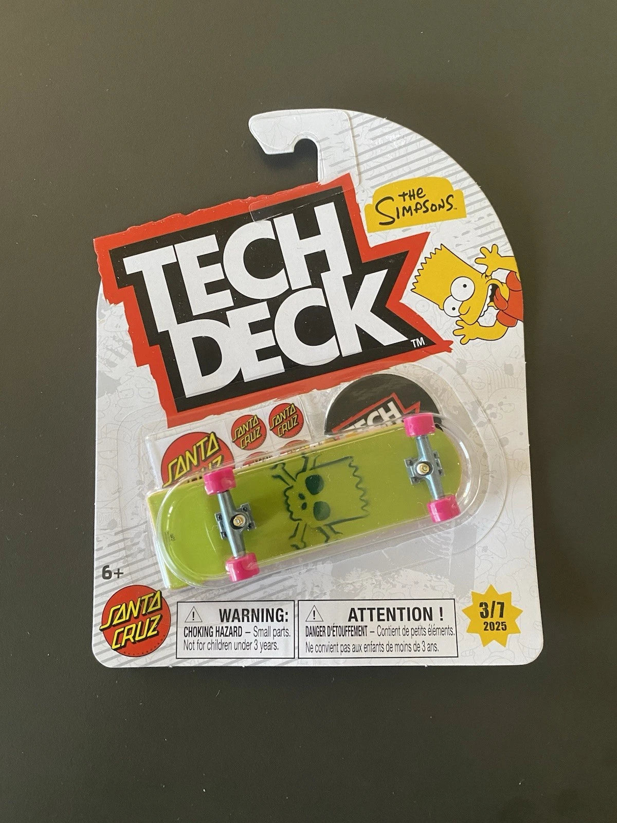 TECH DECK 96MM FINGERBOARD ENTERTAINMENT SERIES - THE SIMPSONS 1/7