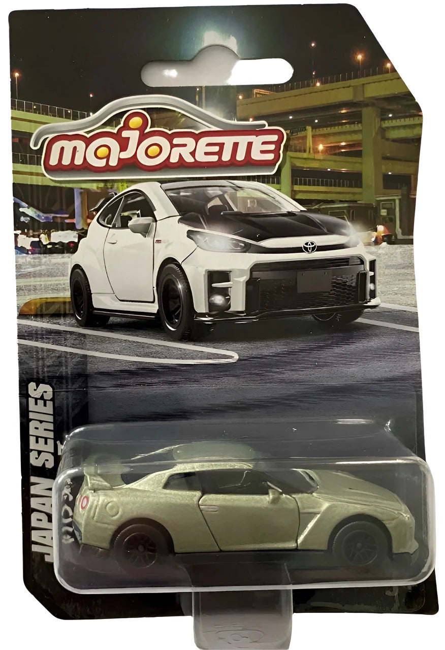 MAJORETTE JAPAN PRIME 18 SERIES - OLIVE COLOUR NISSAN GTR R-35