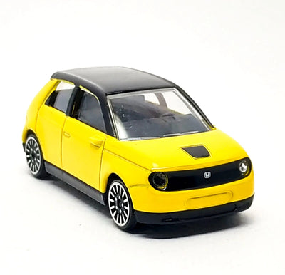 MAJORETTE STREET CARS - YELLOW WITH BLACK ROOF HONDA E
