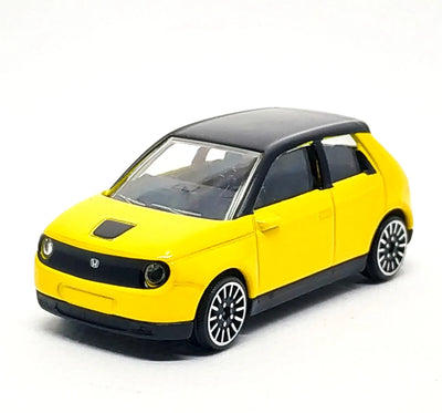 MAJORETTE STREET CARS - YELLOW WITH BLACK ROOF HONDA E