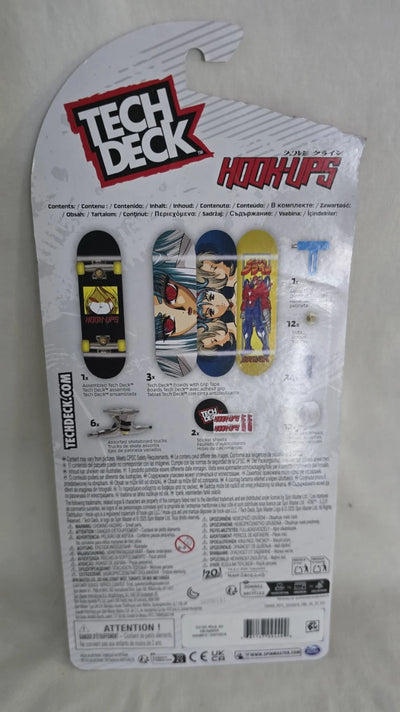 TECH DECK 4 PACK - HOOK UPS - ANIME