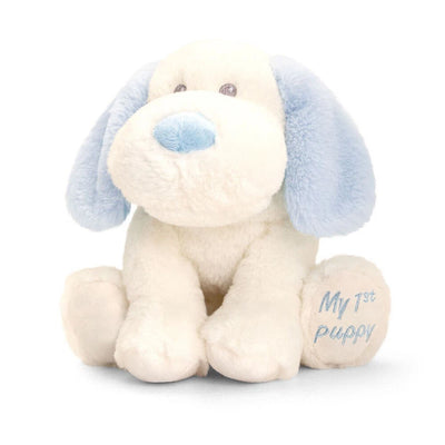 KEELECO 20CM BABY PUPPY - PINK OR BLUE MY FIRST PUPPY - Toyworld Frankston
