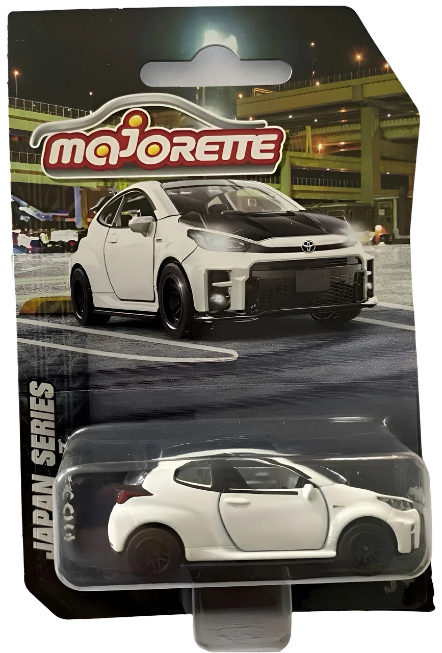 MAJORETTE JAPAN PRIME 18 SERIES - WHITE TOYOTA YARIS