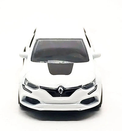 MAJORETTE RACING PREMIUM CAR - WHITE AND BLACK STRIPE RENAULT MEGANE R.S.