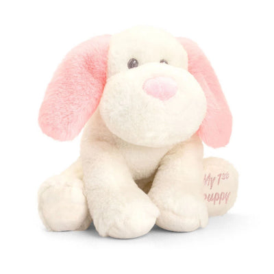 KEELECO 20CM BABY PUPPY - PINK OR BLUE MY FIRST PUPPY - Toyworld Frankston