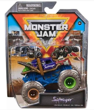 MONSTER JAM 1:64 DIE CAST SINGLE PACK - SALVAGER - Toyworld Frankston