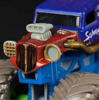 MONSTER JAM 1:64 DIE CAST SINGLE PACK - SALVAGER - Toyworld Frankston