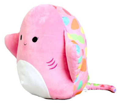 SQUISHMALLOWS - 12 INCH VALENTINE'S HEART ASSORTMENT B - SAXA THE STINGRAY - Toyworld Frankston