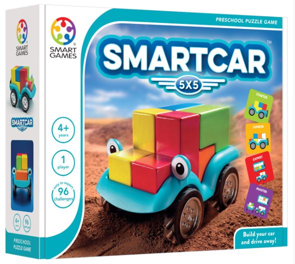 SMART GAMES SMART CAR 5X5 PRESCHOOL PUZZLE GAME