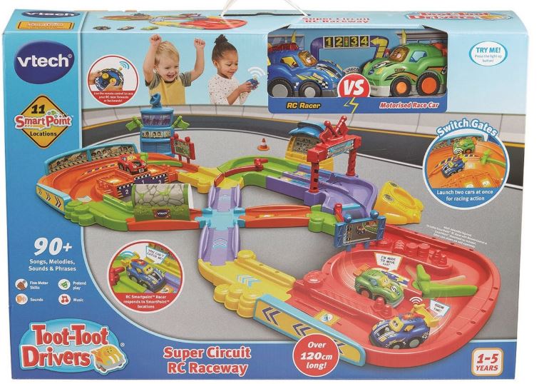 VTECH TOOT TOOT DRIVERS SUPER CIRCUIT REMOTE CONTROL RACEWAY