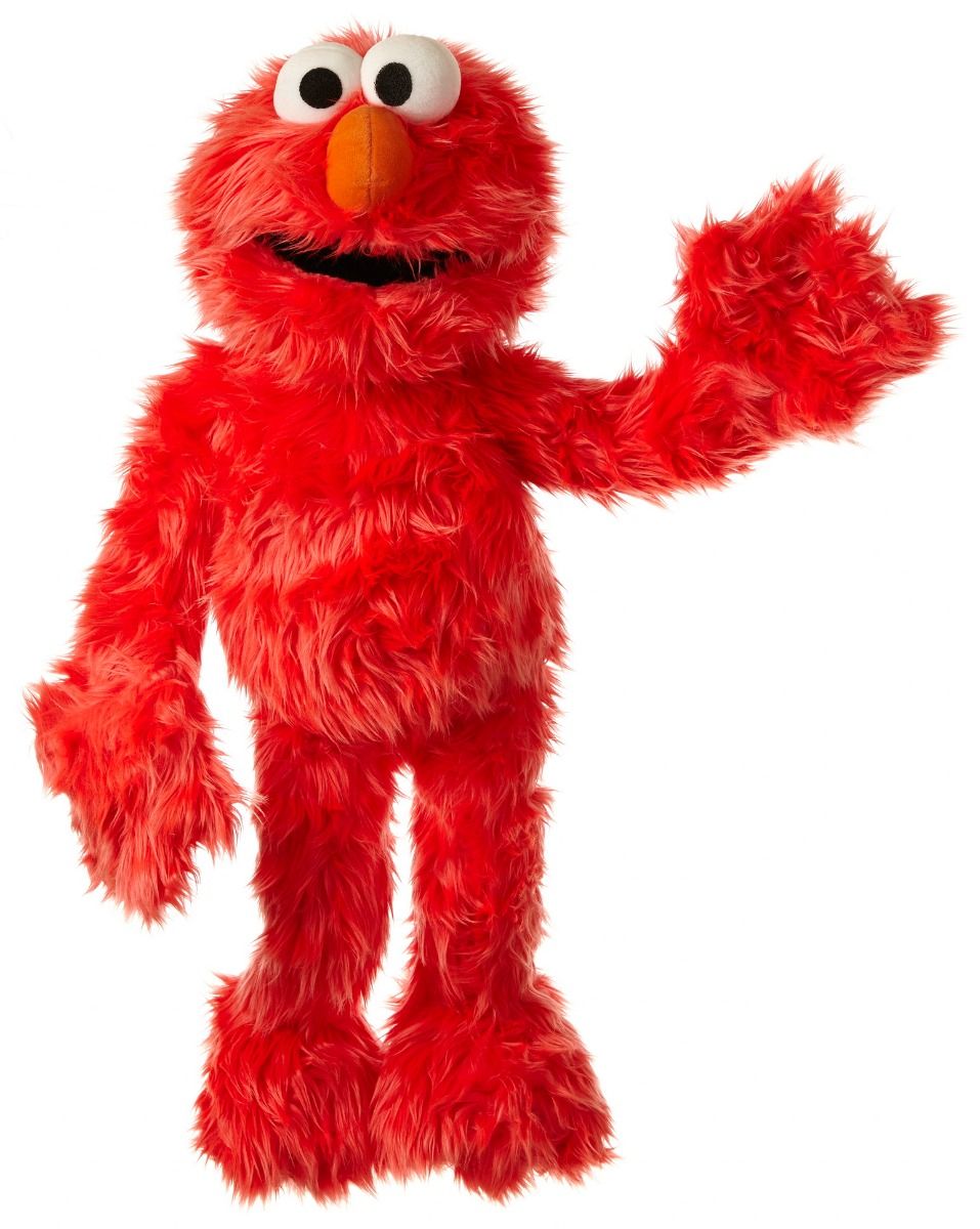 SEASAME STREET ELMO HAND PUPPET 65CM