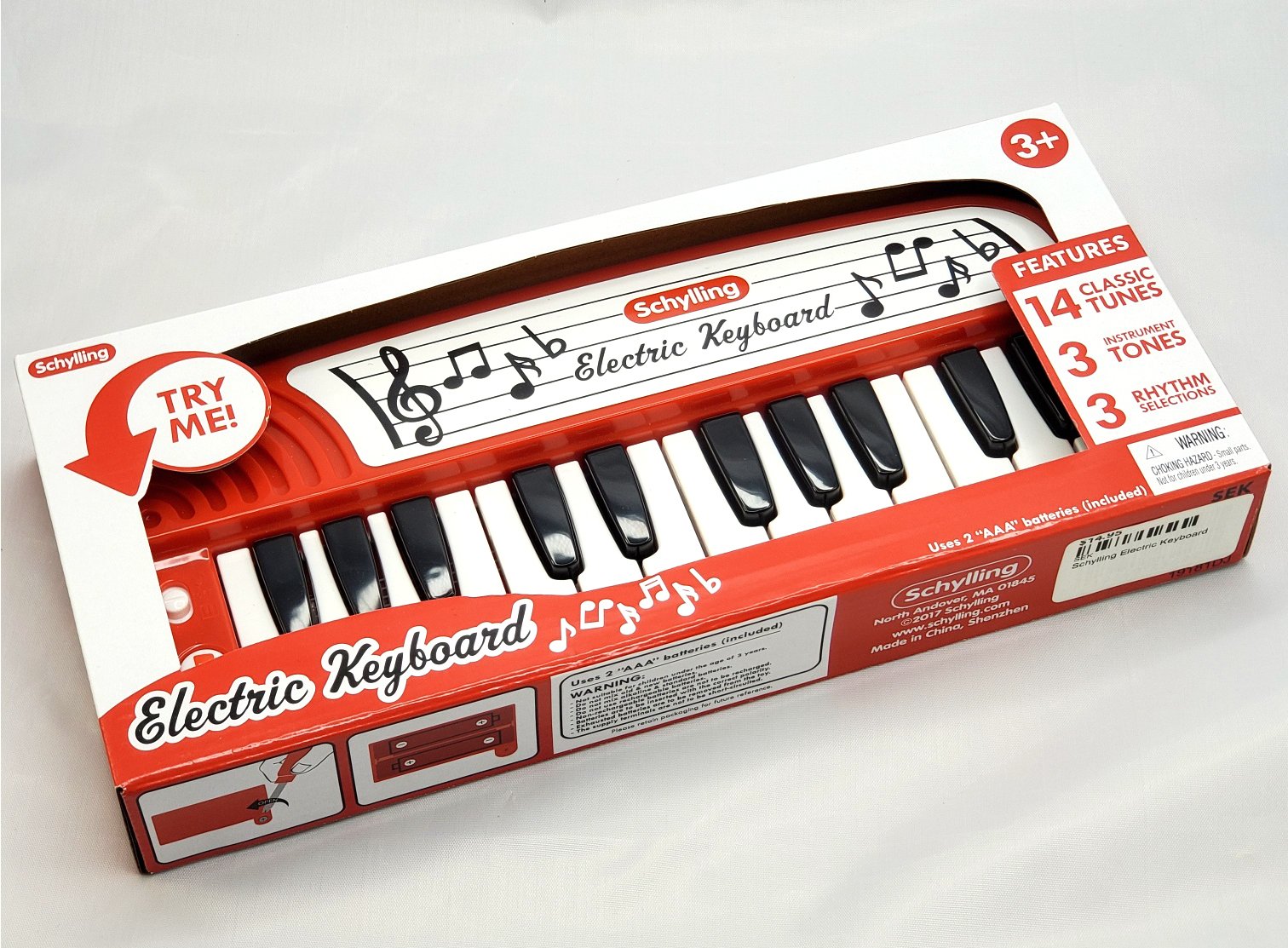 SCHYLLING - ELECTRIC KEYBOARD 12 INCH - Toyworld Frankston