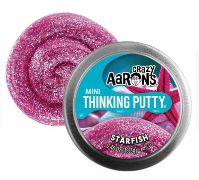 CRAZY AARON'S THINKING PUTTY MINI 2 INCH - STARFISH