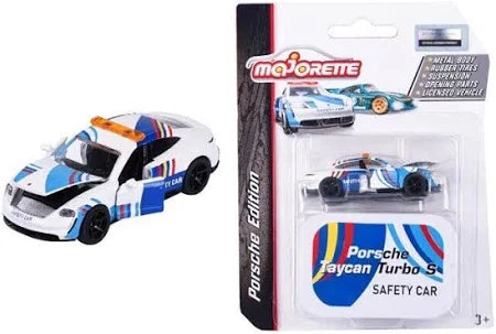 MAJORETTE PORSCHE MOTORSPORT DELUXE - PORSCHE TAYCAN TURBO S SAFETY CAR