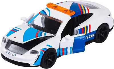 MAJORETTE PORSCHE MOTORSPORT DELUXE - PORSCHE TAYCAN TURBO S SAFETY CAR