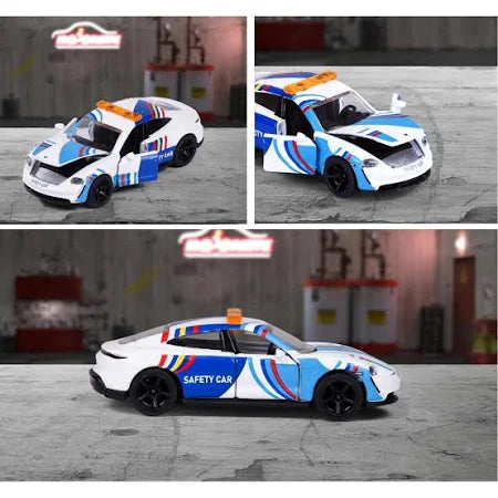 MAJORETTE PORSCHE MOTORSPORT DELUXE - PORSCHE TAYCAN TURBO S SAFETY CAR