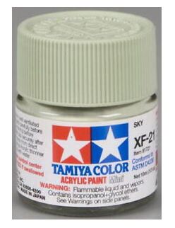 TAMIYA ACRYLIC PAINT MINI XF-21 SKY - Toyworld Frankston