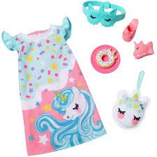 BARBIE - MY 1ST BARBIE FASHION - BLUE SLEEP SET - Toyworld Frankston