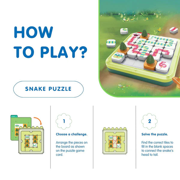 HOLA - EDUCATIONAL PUZZLE GAME - SNAKE PUZZLE