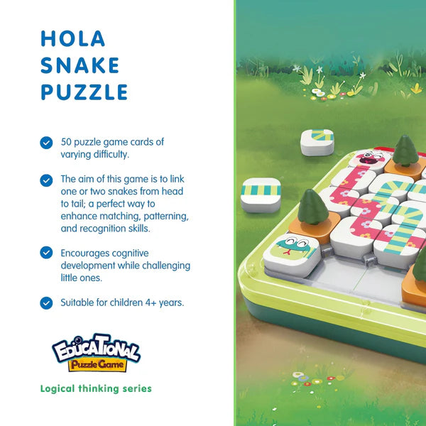 HOLA - EDUCATIONAL PUZZLE GAME - SNAKE PUZZLE