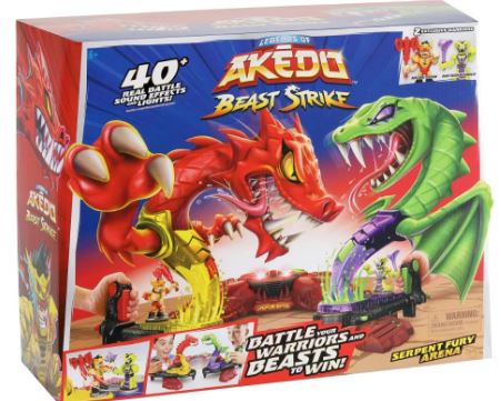 AKEDO BEAST STRIKE SERPENT FURY ARENA - Toyworld Frankston