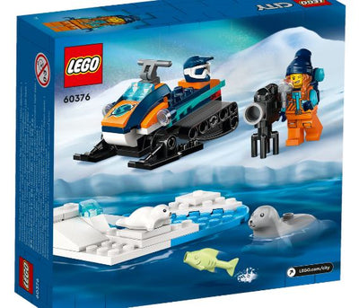 LEGO 60376 CITY - ARCTIC EXPLORER SNOWMOBILE - Toyworld Frankston