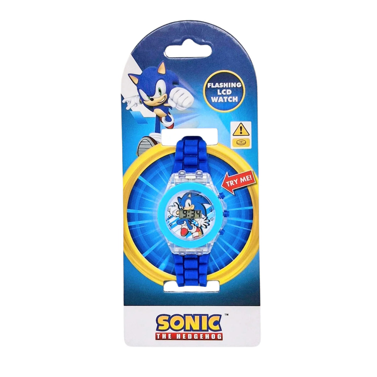 SONIC THE HEDGEHOG DIGITAL LIGHT UP WATCH