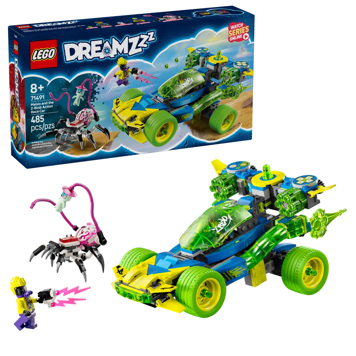 LEGO DREAMZZZ 71491 MATEO AND THE Z-BLOB ACTION RACE CAR