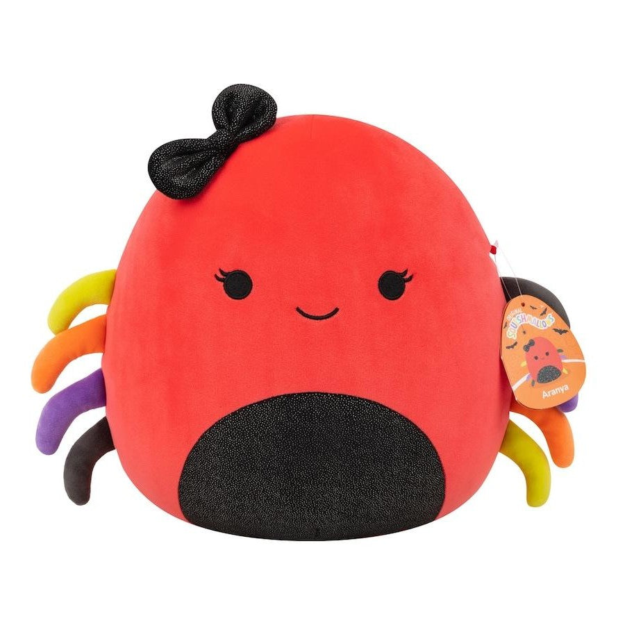 SQUISHMALLOWS 12 INCH PLUSH - 2025 HALLOWEEN COLLECTION - ARANYA THE SPIDER - Toyworld Frankston