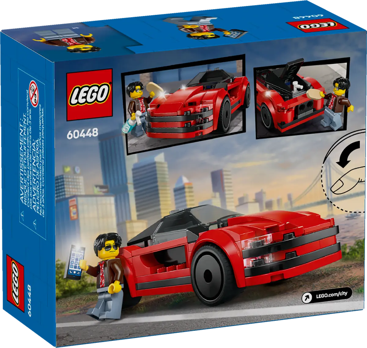 LEGO CITY 60448 RED SPORTS CAR