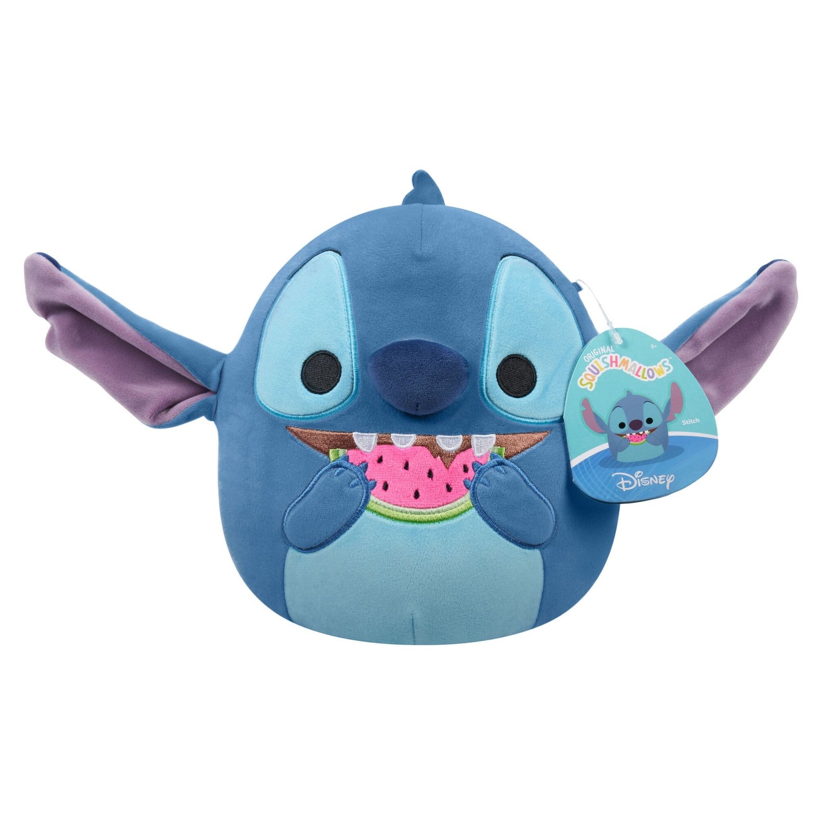 SQUISHMALLOWS 10 INCH - DISNEY STITCH WITH WATERMELON - Toyworld Frankston