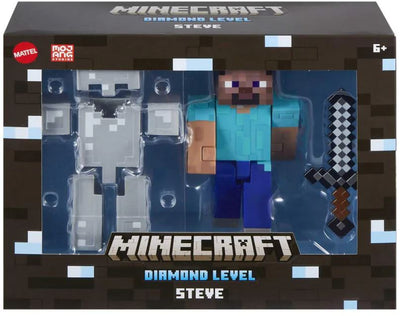 MINECRAFT DIAMOND LEVEL - STEVE - Toyworld Frankston