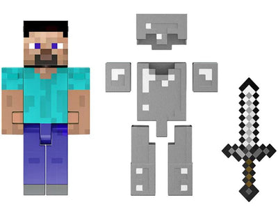 MINECRAFT DIAMOND LEVEL - STEVE - Toyworld Frankston