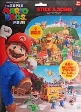 SUPER MARIO - STICK A SCENE - Toyworld Frankston