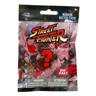STREET FIGHTER 2 NANO METALFIGS DIE-CAST MYSTERY FIGURE BLIND BAG - Toyworld Frankston