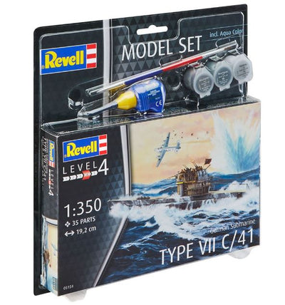 REVELL GERMAN SUBMARINE TYPE VII C/41 1/350 - Toyworld Frankston