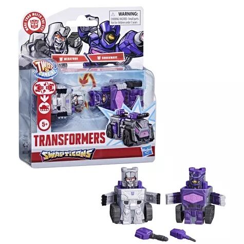 TRANSFORMERS SWAPTICONS - MEGATRON & SHOCKWAVE - Toyworld Frankston