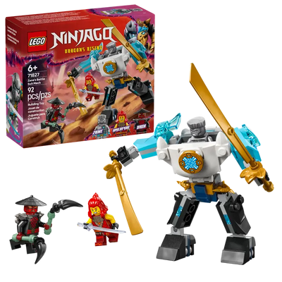 LEGO NINJAGO 71827 ZANE'S BATTLE SUIT MECH - Toyworld Frankston