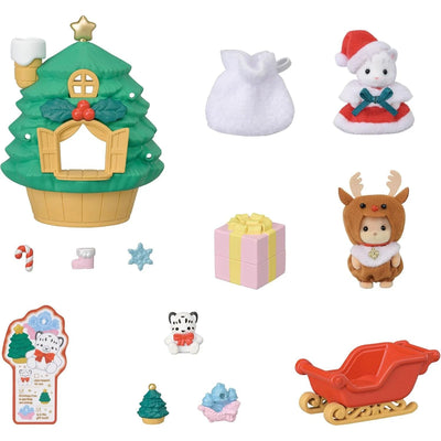 SYLVANIAN FAMILIES - BABY SANTAS CHRISTMAS TREE HOUSE